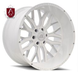AXE AX1.3 Compression Forged Wheels Gloss White -  Milled - 22"